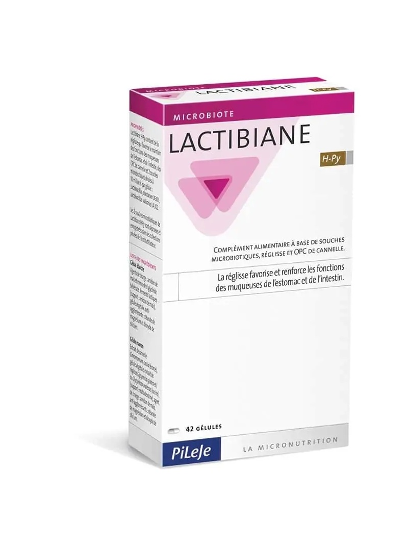 PiLeJe Lactibiane H-Py Helicobacter pylori (Helicobacter - probiotická podpora črevnej bakteriálnej flóry) 42 kapsúl