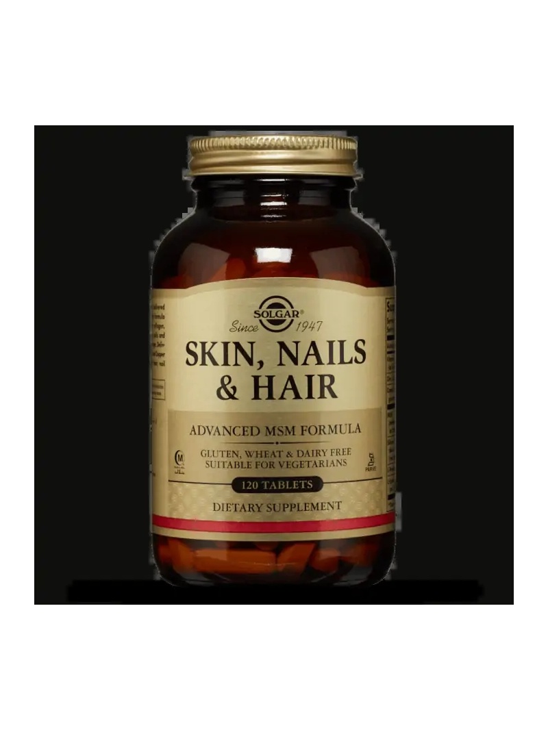 SOLGAR Skin, Nails & Hair (Formule Hair Skin Nails) – 120 vegetariánskych tabliet