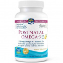 NORDIC NATURALS Postnatálne Omega-3 1120 mg (EPA DHA s vitamínom D3 pre ženy po pôrode) 60 citrónových toboliek
