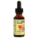 ChildLife Tekutý vitamín D3 (vitamín D3 v kvapkách) 29,6 ml Prírodná príchuť Berry