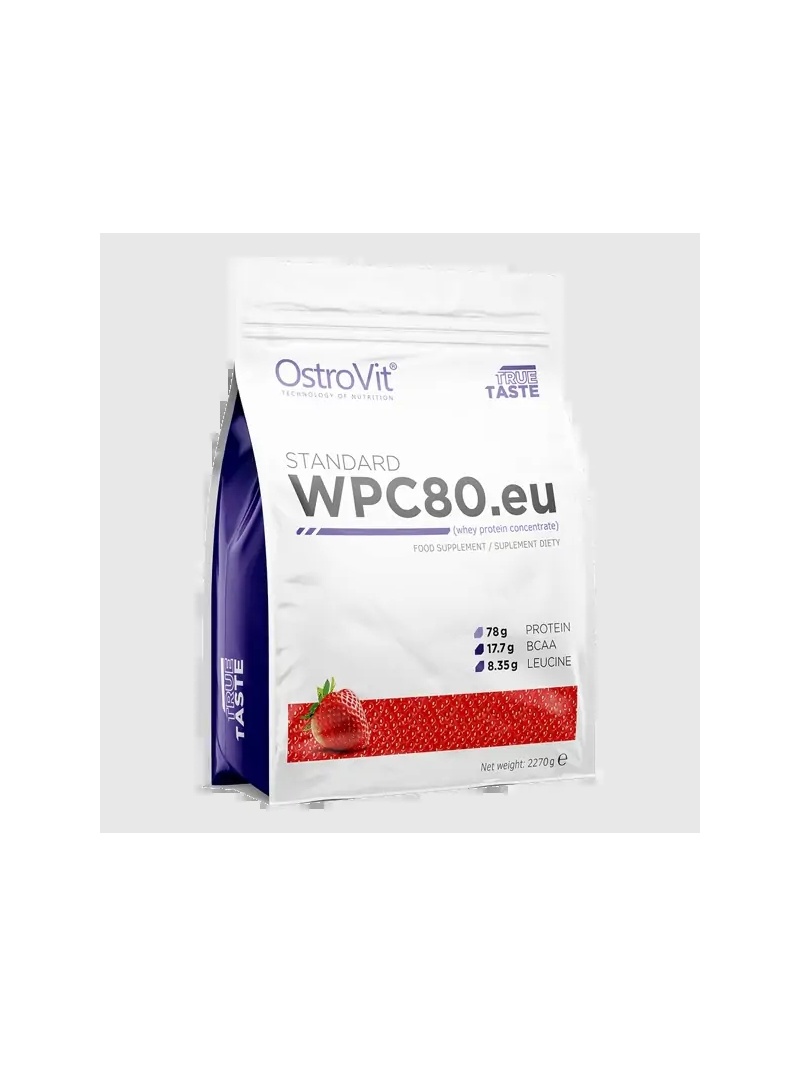 OSTROVIT WPC80.eu (srvátkový proteínový koncentrát) 2270g jahoda