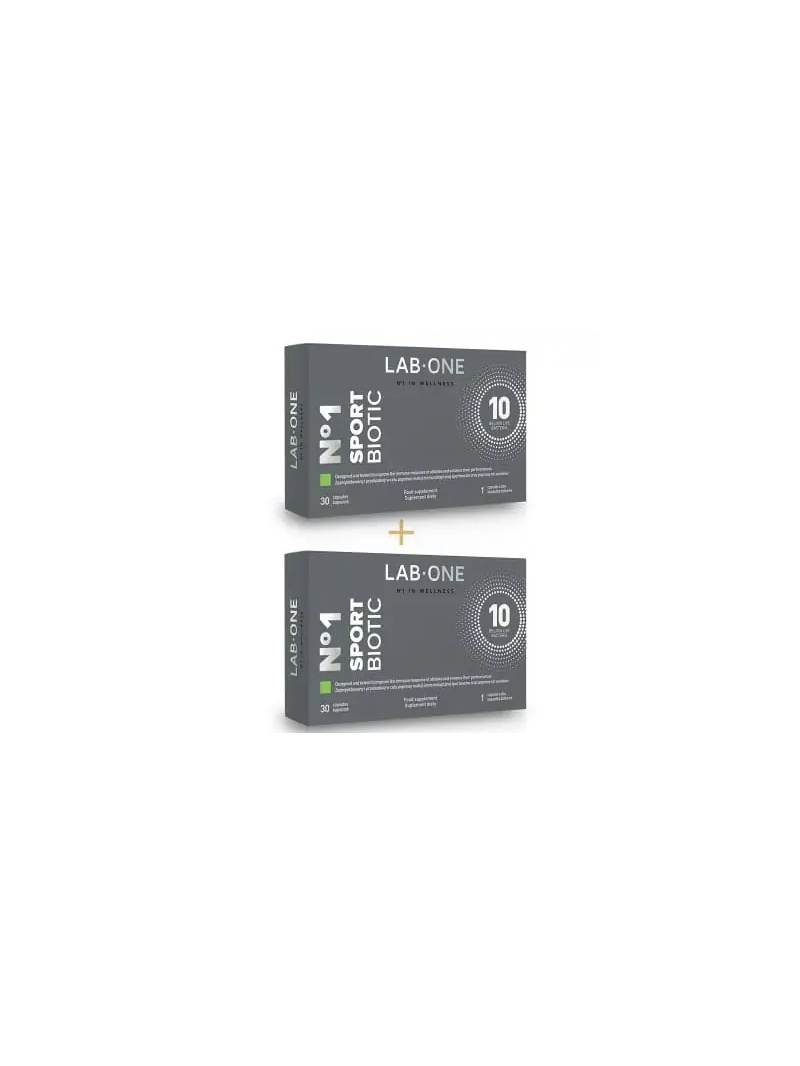 LAB ONE N°1 SportBiotic (sada probiotík 2 balenia) – 2 x 30 vegánskych kapsúl