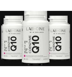 LAB ONE N°1 Koenzým Q10 – CoQ10 (sada koenzýmu Q10, 3 balenia) – 3 x 60 vegánskych kapsúl