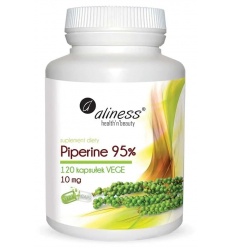 ALINES Piperine 95 % 10 mg (piperín) 120 vegetariánskych kapsúl