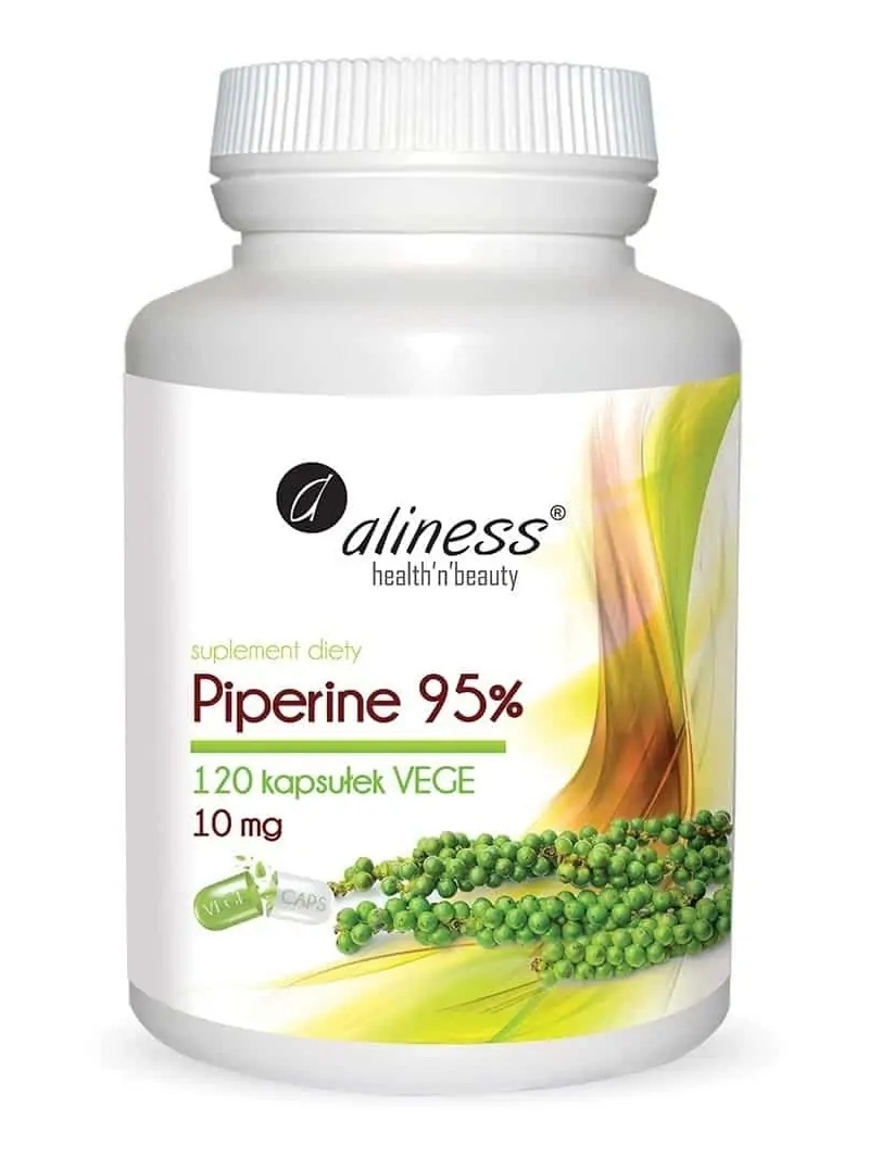 ALINES Piperine 95 % 10 mg (piperín) 120 vegetariánskych kapsúl