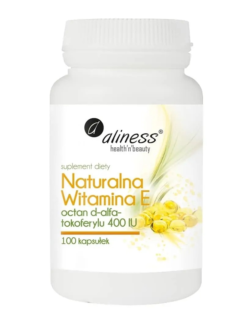 ALINESS Vitamín E (D-alfa-tokoferylacetát 400 IU) – 100 kapsúl