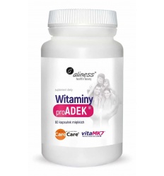 Vitamíny ALINESS ProADEK (vitamíny A, D, E, K) - 60 mäkkých kapsúl