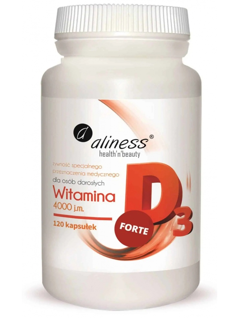 ALINES Vitamín D3 FORTE 4000 IU - 120 kapsúl