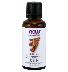 NOW FOODS Esenciálny olej zo škoricovej kôry 100% (Cinnamon Essential Oil) - 30 ml