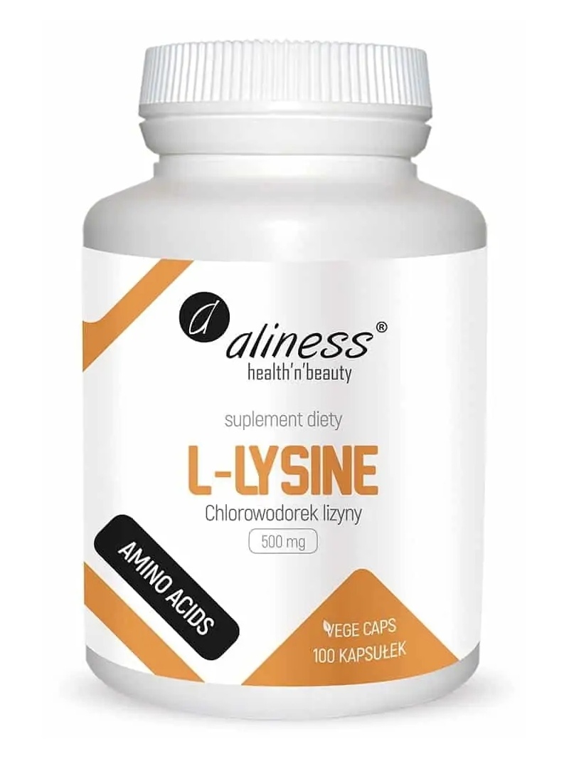 ALINES L-lyzín (lyzín hydrochlorid) 500 mg – 100 vegetariánskych kapsúl