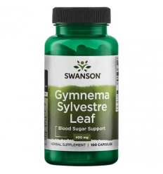 SWANSON Gymnema Sylvestre Leaf (list gurmaru) 400 mg 100 kapsúl
