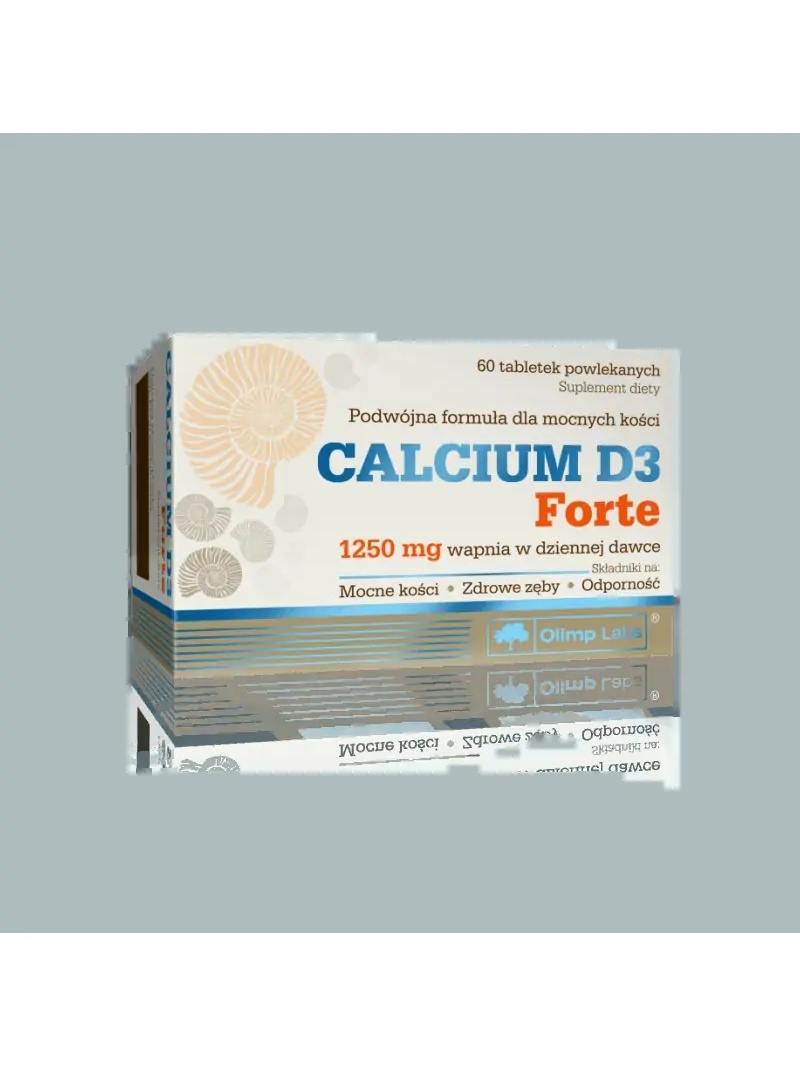 OLIMP Calcium D3 FORTE (vápnik + vitamín D3) 60 obalených tabliet