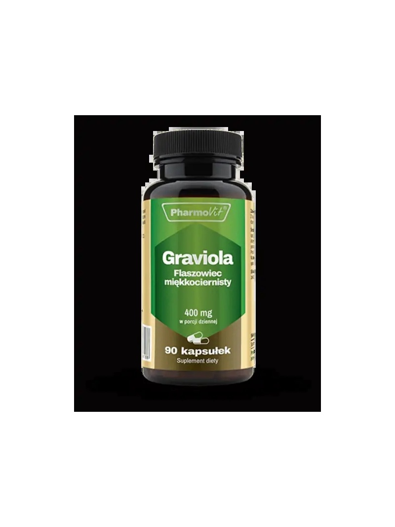 PHARMOVIT Graviola 400 mg (kysnuté cesto) 90 kapsúl