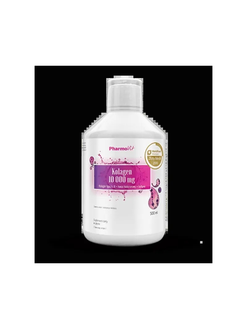 PHARMOVIT Kolagén 10 000 mg (kolagén typu I a III + kyselina hyalurónová + biotín) 500 ml