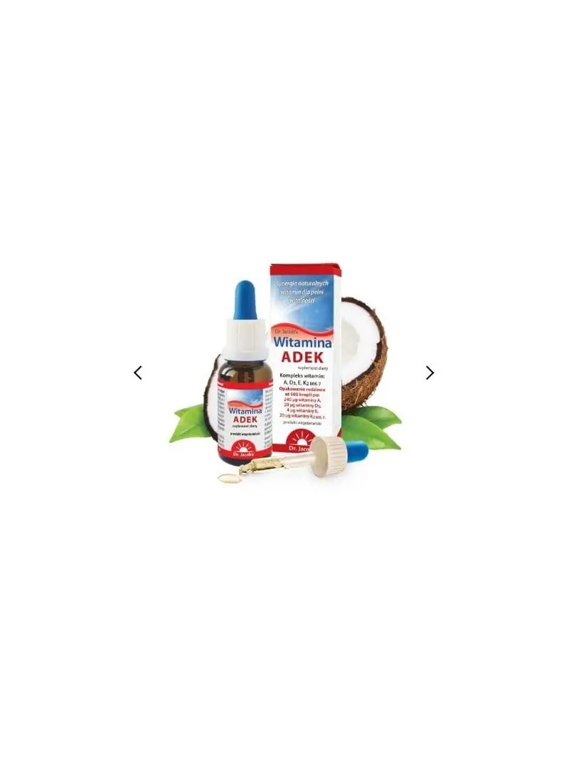 DR. JACOBS Vitamín ADEK (vitamínový komplex, posilňovač imunity) 20 ml