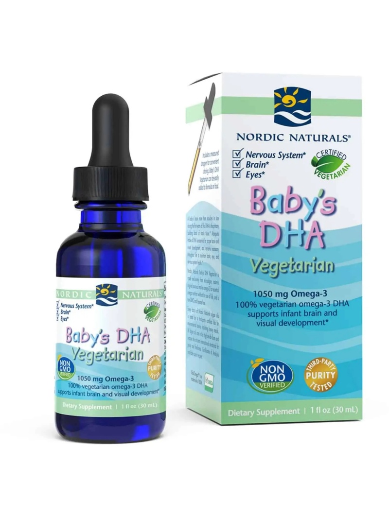 NORDIC NATURALS Baby&#39;s DHA Vegetarian 1050 mg (Omega-3 DHA) 30 ml