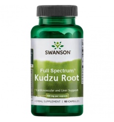 SWANSON Kudzu Root (Resame Resistant – kardiovaskulárne zdravie a zdravie pečene) 60 kapsúl