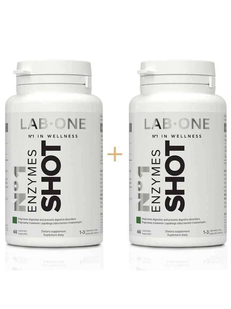 LAB ONE N°1 Enzymes Shot 2 x 60 kapsúl