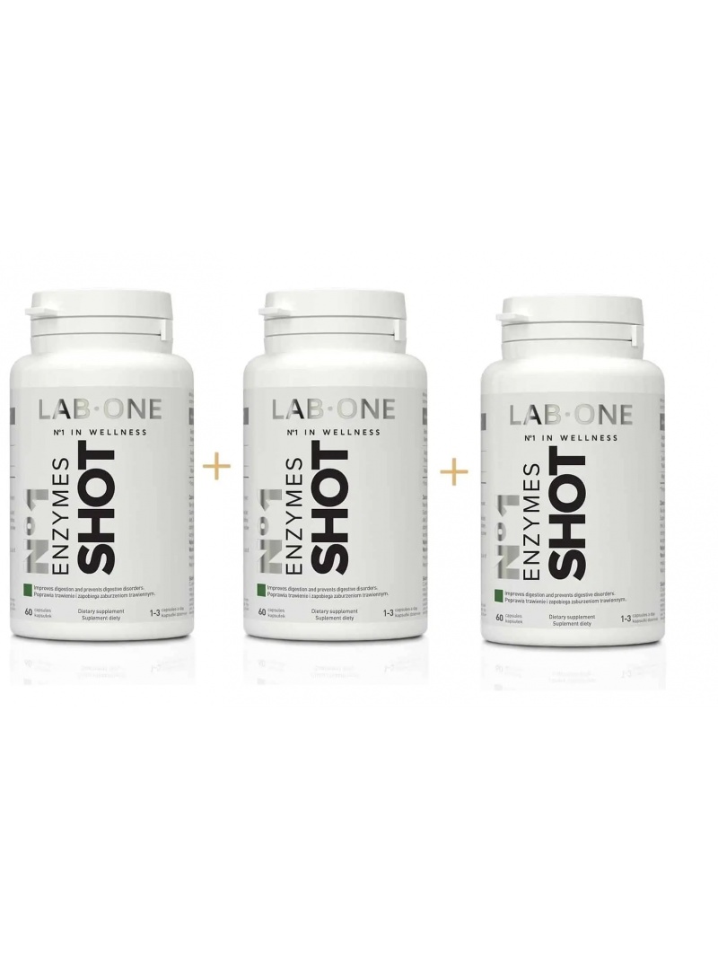 LAB ONE N°1 Enzymes Shot 3 x 60 kapsúl