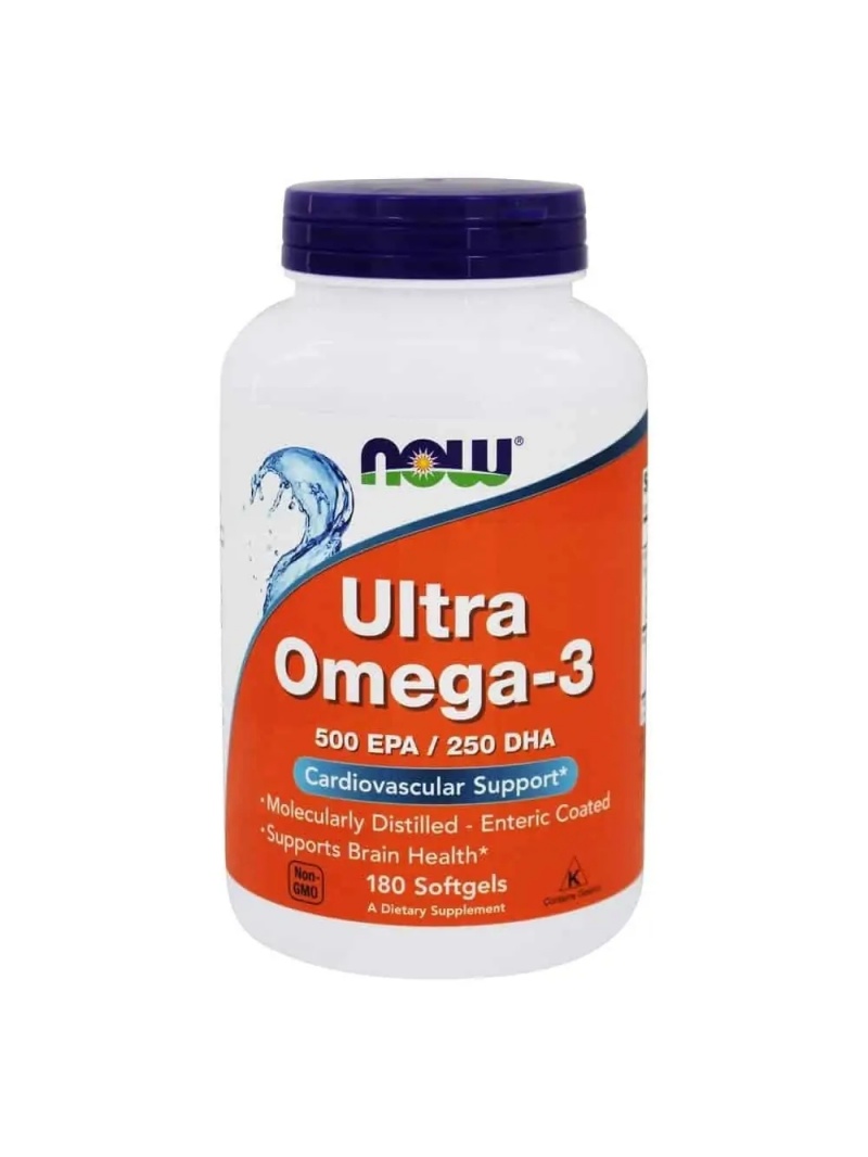 NOW FOODS Ultra Omega-3 500 EPA 250 DHA (OMEGA-3, EPA, DHA) 180 toboliek