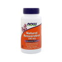 NOW FOODS Prírodný resveratrol 200 mg (prírodný resveratrol) 60 vegetariánskych kapsúl