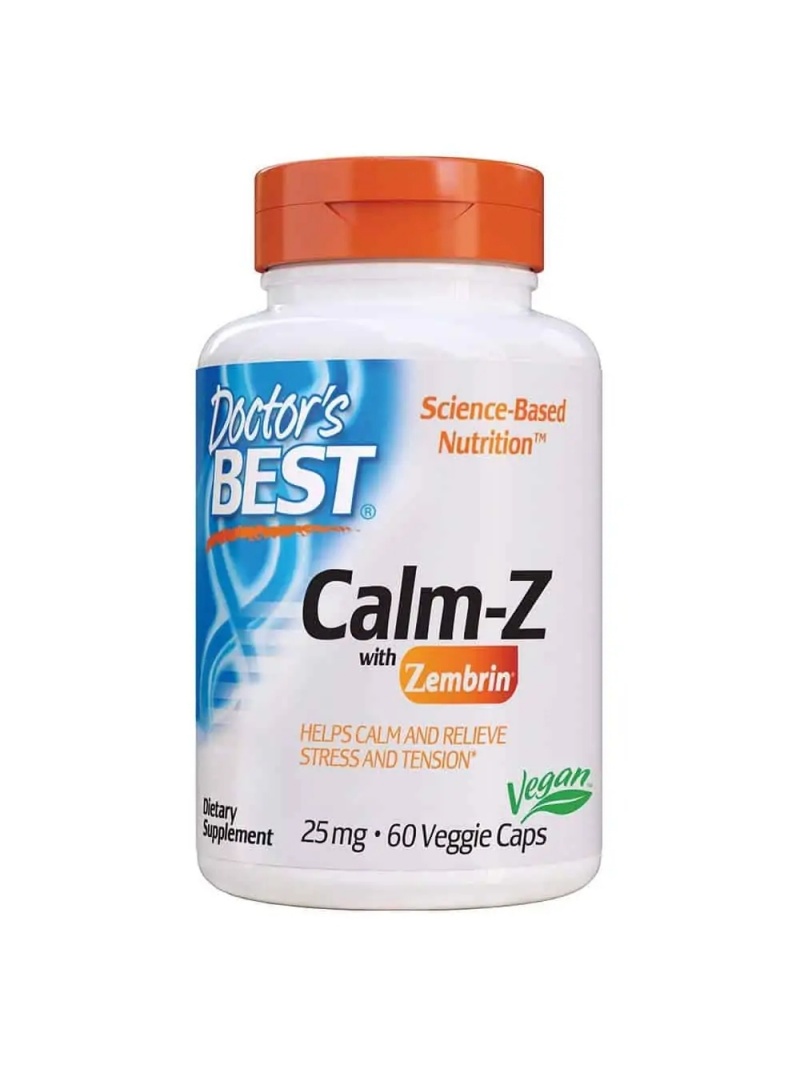 Lekársky best Calm-Z so Zembrinom 25 mg na odbúranie stresu 60 vegetariánskych kapsúl