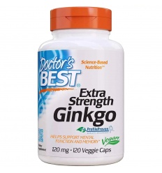 Najlepšie extra silné ginko od doktora 120 mg (Ginkgo biloba) 120 vegetariánskych kapsúl