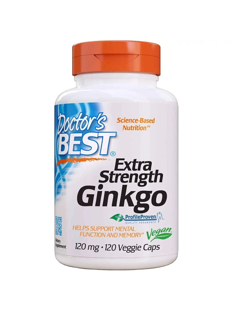 Najlepšie extra silné ginko od doktora 120 mg (Ginkgo biloba) 120 vegetariánskych kapsúl