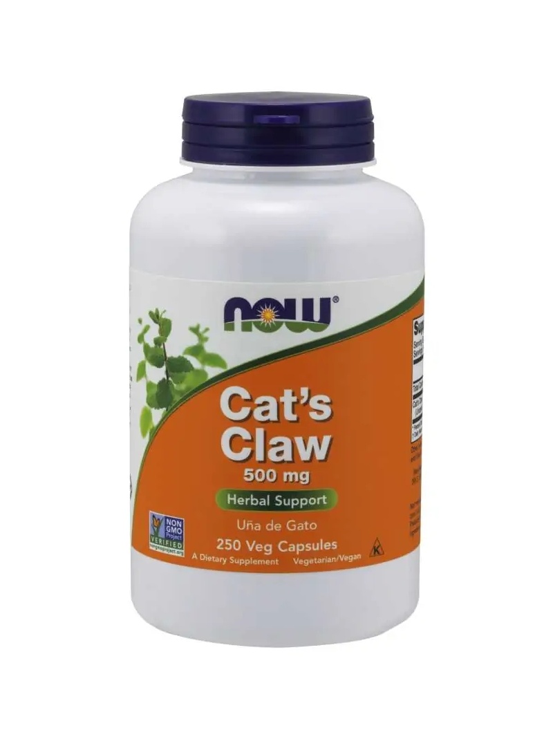 NOW FOODS Mačací pazúr 500 mg – 250 vegetariánskych kapsúl