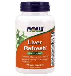NOW FOODS Liver Refresh (podpora zdravia pečene) 90 vegetariánskych kapsúl