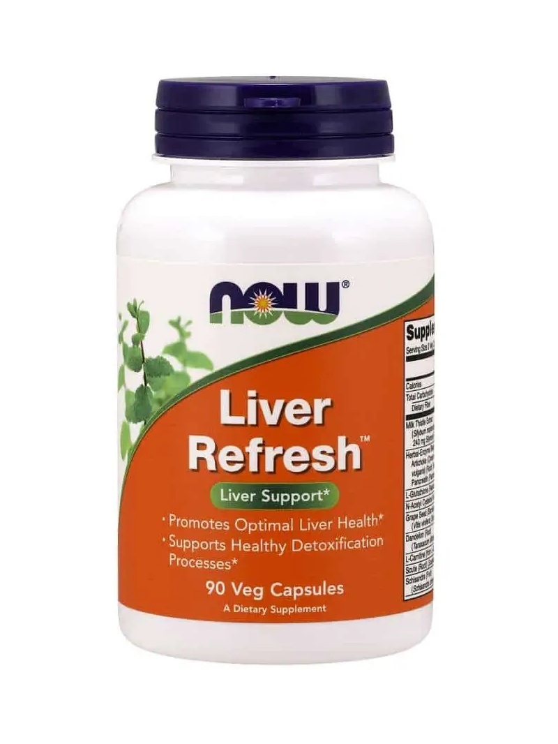 NOW FOODS Liver Refresh (podpora zdravia pečene) 90 vegetariánskych kapsúl