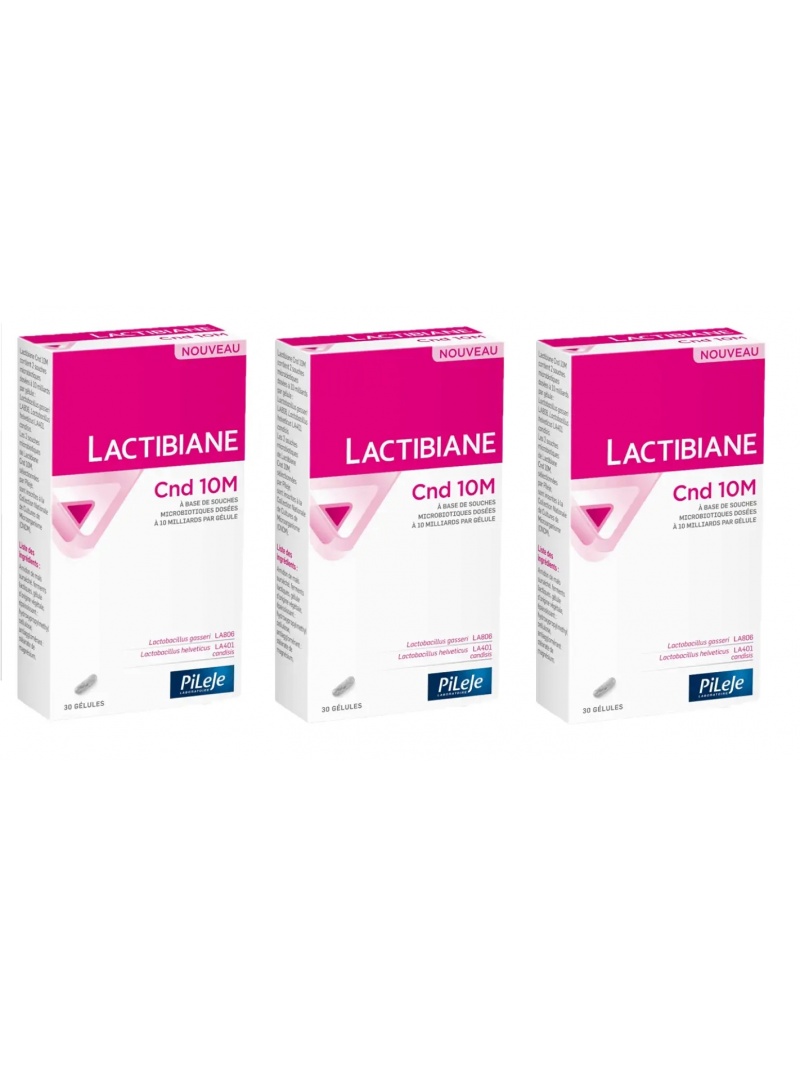 PiLeJe LACTIBIANE Cnd 10 M (Probiotikum - podpora kandidózy) 3 x 30 kapsúl