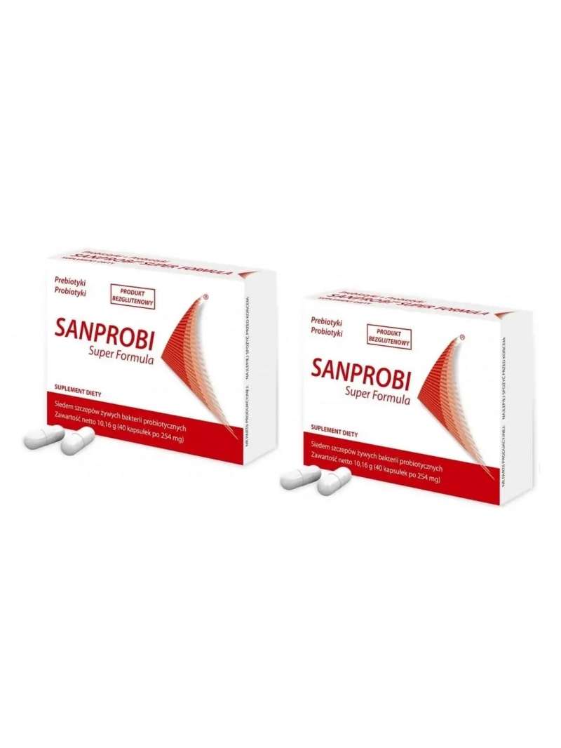 SANPROBI Super Formula (probiotikum, prebiotikum) 2 x 40 kapsúl