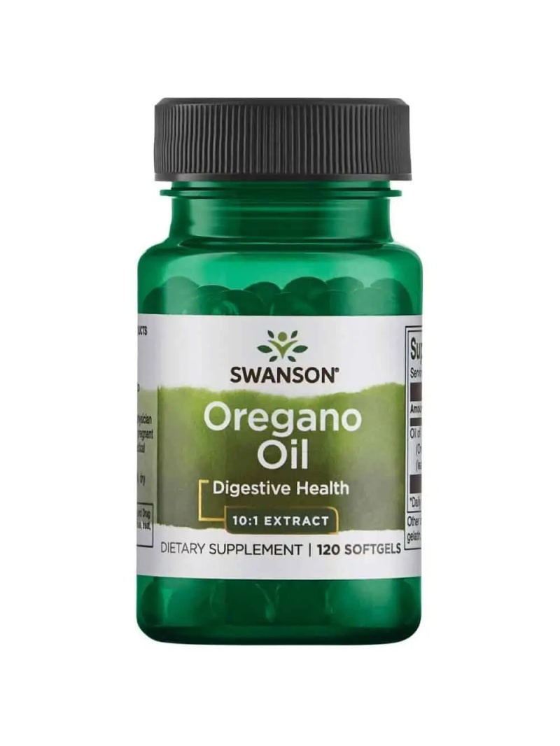 SWANSON Oreganový olej 10:1 extrakt 120 toboliek múky