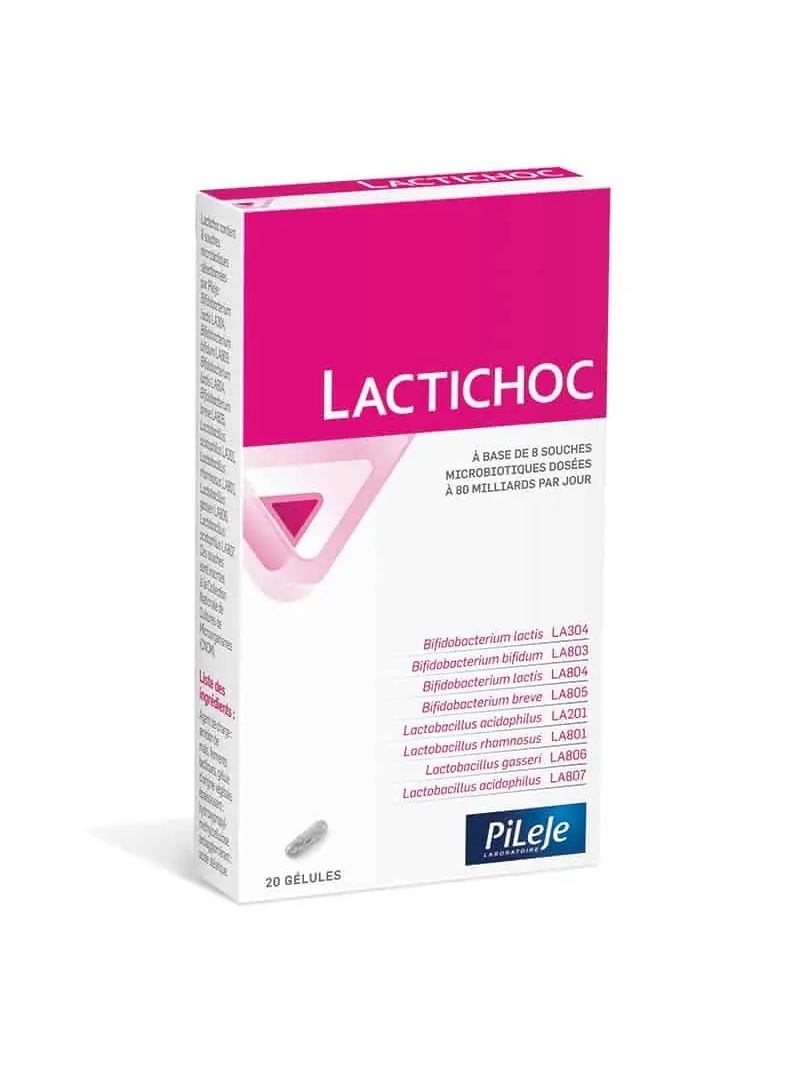 PiLeJe Lactibiane Lactichoc (probiotikum, pre-rovnováhu črevnej mikroflóry) 20 kapsúl