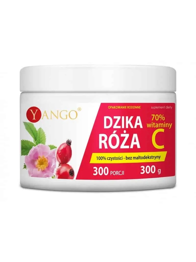 YANGO šípkový extrakt (prírodný zdroj vitamínu C) prášok 300g
