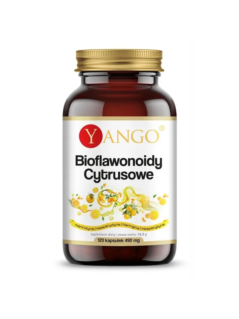 YANGO Citrusové bioflavonoidy (na poruchy metabolizmu a metabolizmu lipidov) 120 vegetariánskych kapsúl