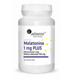ALINESS Melatonin 1 mg PLUS (podporuje spánok a kvalitu spánku) 100 vegetariánskych tabliet