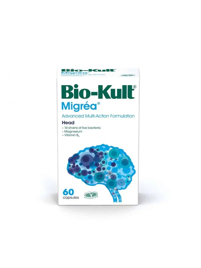 BIO-KULT Migréna (probiotikum, podpora nervového systému) 60 vegetariánskych kapsúl