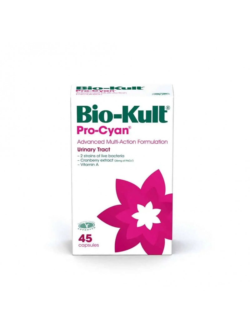BIO-KULT Pro-Cyan (probiotikum, močové cesty) 45 vegetariánskych kapsúl