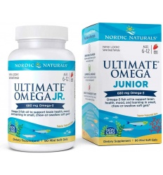 NORDIC NATURALS Ultimate Omega Junior (Omega 3, EPA, DHA) 680 mg 90 vegetariánskych kapsúl