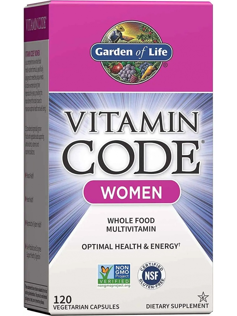 GARDEN OF LIFE Vitamínový kód Women Multivitamín 120 Vegetarian Capsules