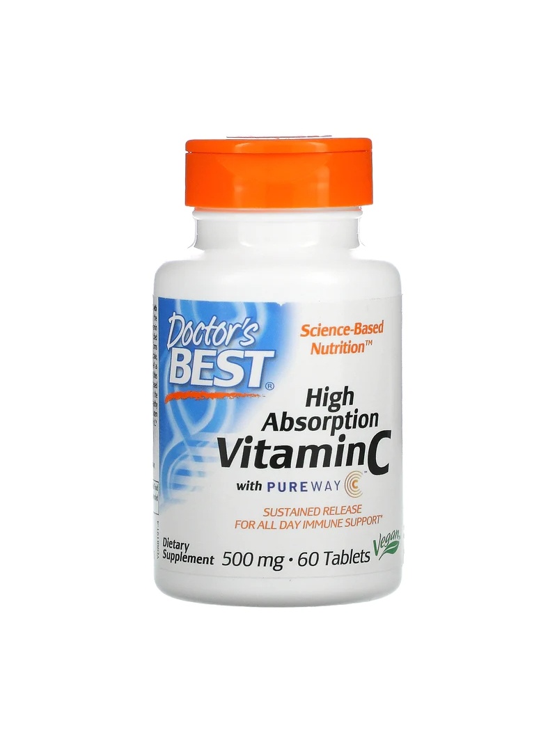 Lekársky najlepší vitamín C s vysoko vstrebateľnými tabletami PureWay-C 60