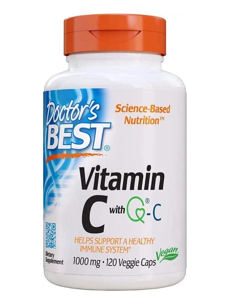 Lekársky best vitamín C s Quali-C 1000 mg 120 vegetariánskych kapsúl