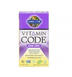 ZÁHRADA ŽIVOTA Vitamín Code RAW Zinok 60 vegetariánskych kapsúl