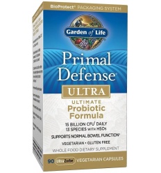 GARDEN OF LIFE Primal Defence ULTRA probiotická receptúra (Probiotikum - podpora zdravého a správneho pohybu čriev) 90 rastlinný