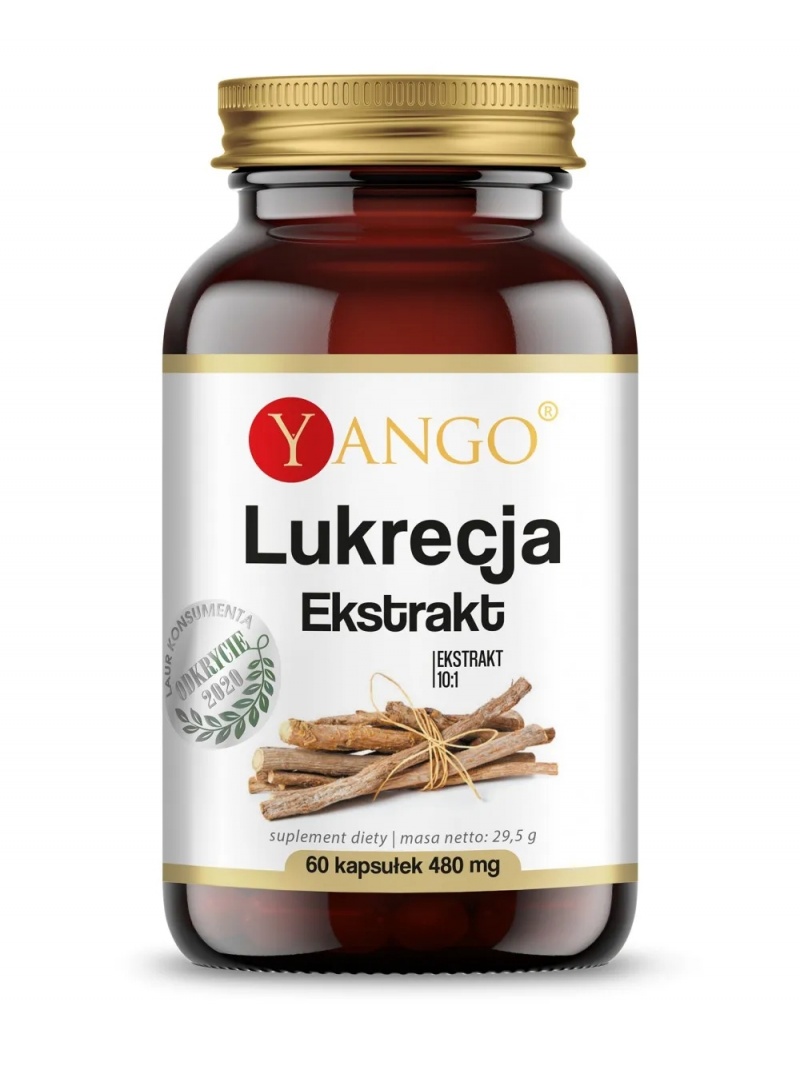 YANGO extrakt zo sladkého drievka 10:1 (sušienky a kosti) 60 vegetariánskych kapsúl