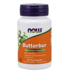 NOW FOODS Butterbur (podpora neurálneho zdravia) 60 vegetariánskych kapsúl