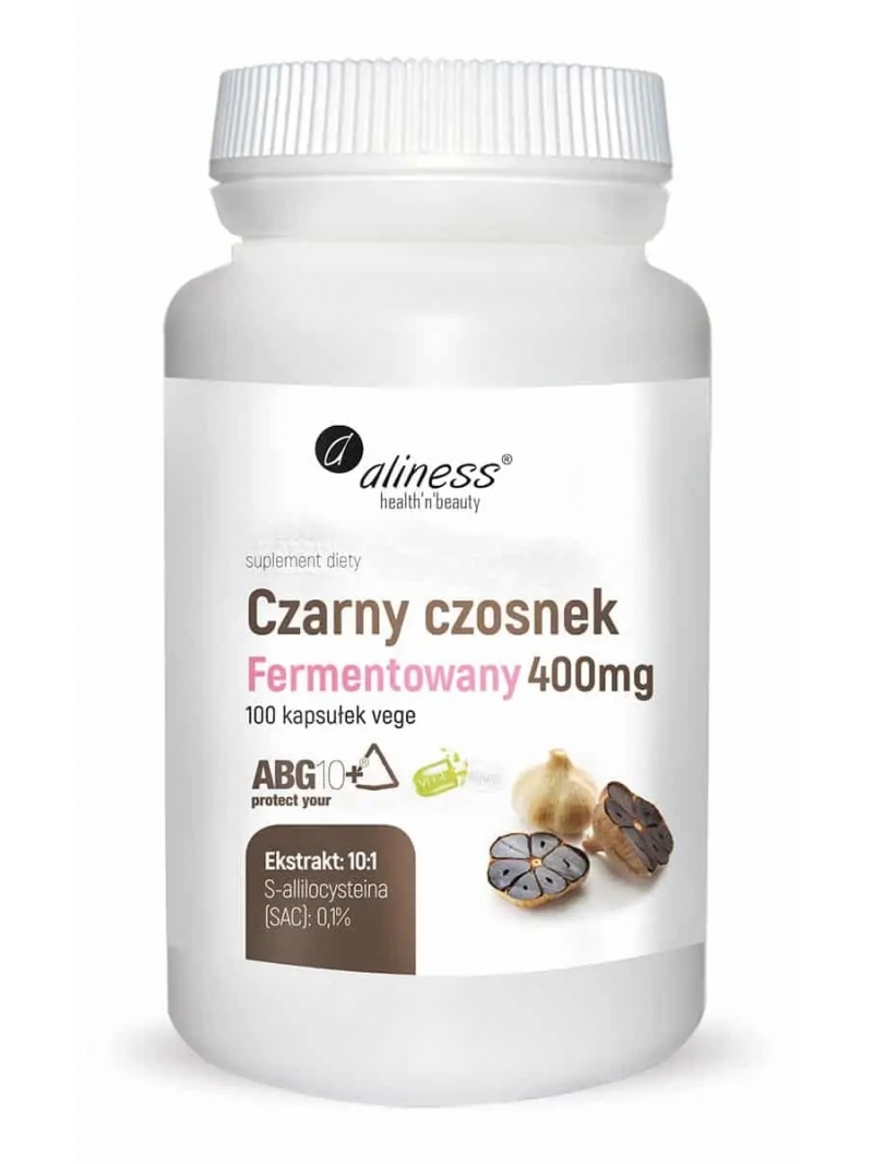 ALINES Fermentovaný cesnak ABG10+ 400 mg 100 vegetariánskych kapsúl