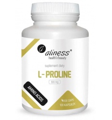 ALINES L-Proline 500 mg 100 vegetariánskych kapsúl